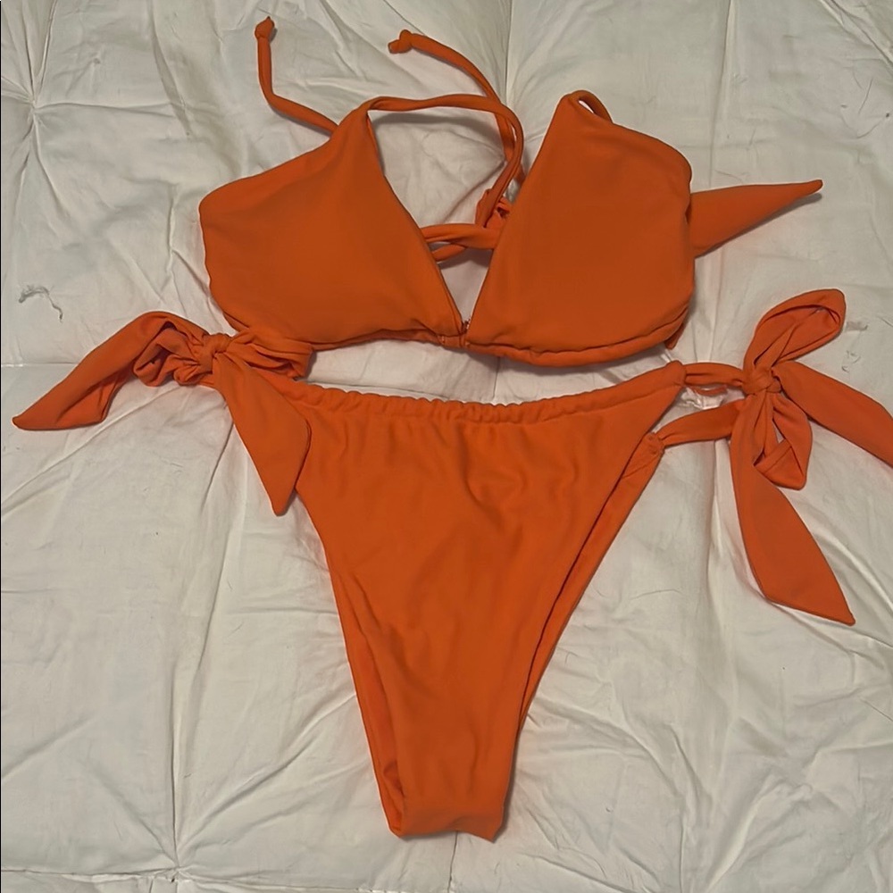Orange Bikini Set